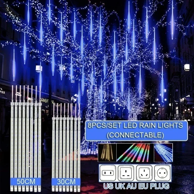 Outdoor Lighting Uk - 30 cm/50 cm Wasserdichte Meteorschauer Regen
