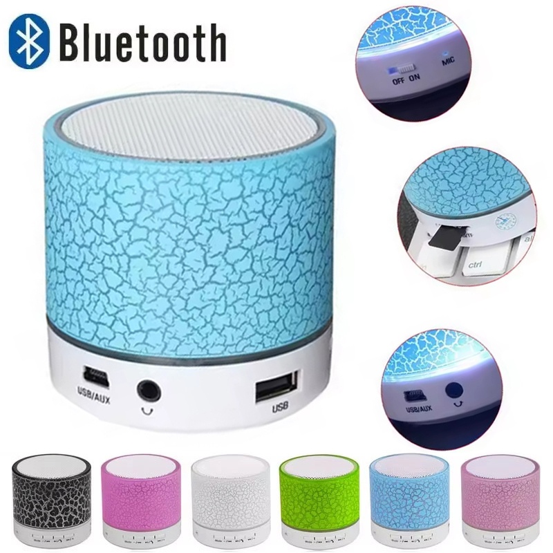 Outdoor Lighting Wireless - Kabelloser Bluetooth-Lautsprecher mit LED-Licht, Super-Bass, USB,