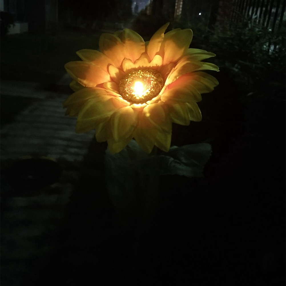 Solar-LED-Sonnenblumen-Gartenl – Outdoor Lighting Pathway Bewertung und Preis