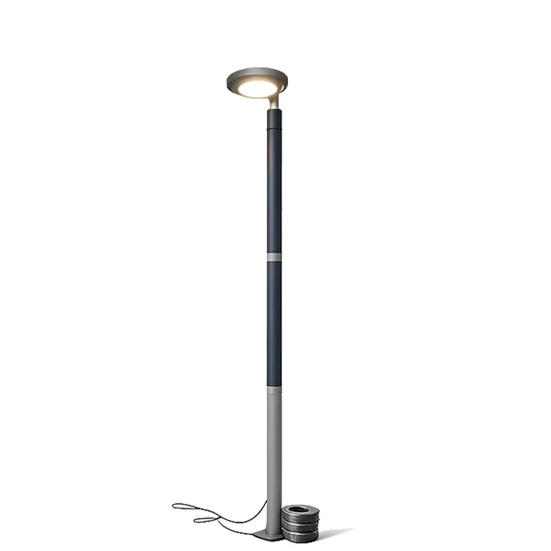 LED-Gartenlampe mit Stahlmast, – Outdoor Lighting Ip65 Bewertung und Preis