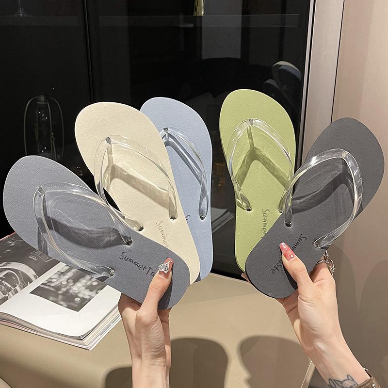 Damen Einfarbige Strandpantoff – Outdoor Lighting For Your House Bewertung und Preis