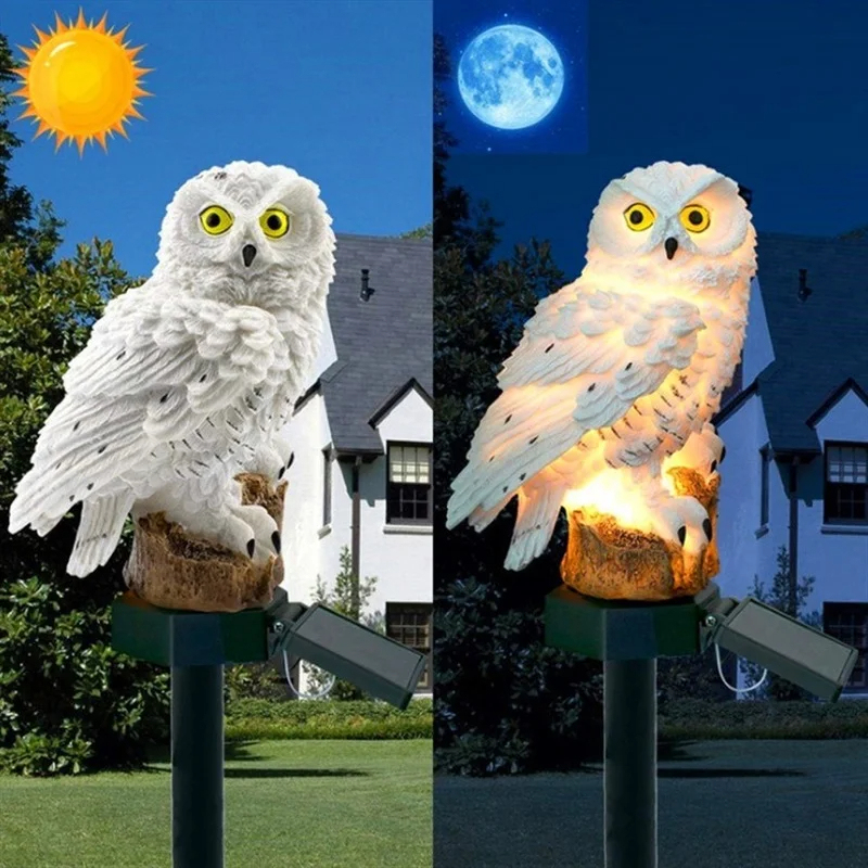 Solar-Eulen-Statue Gartenleuch – Outdoor Lighting Effects Bewertung und Preis