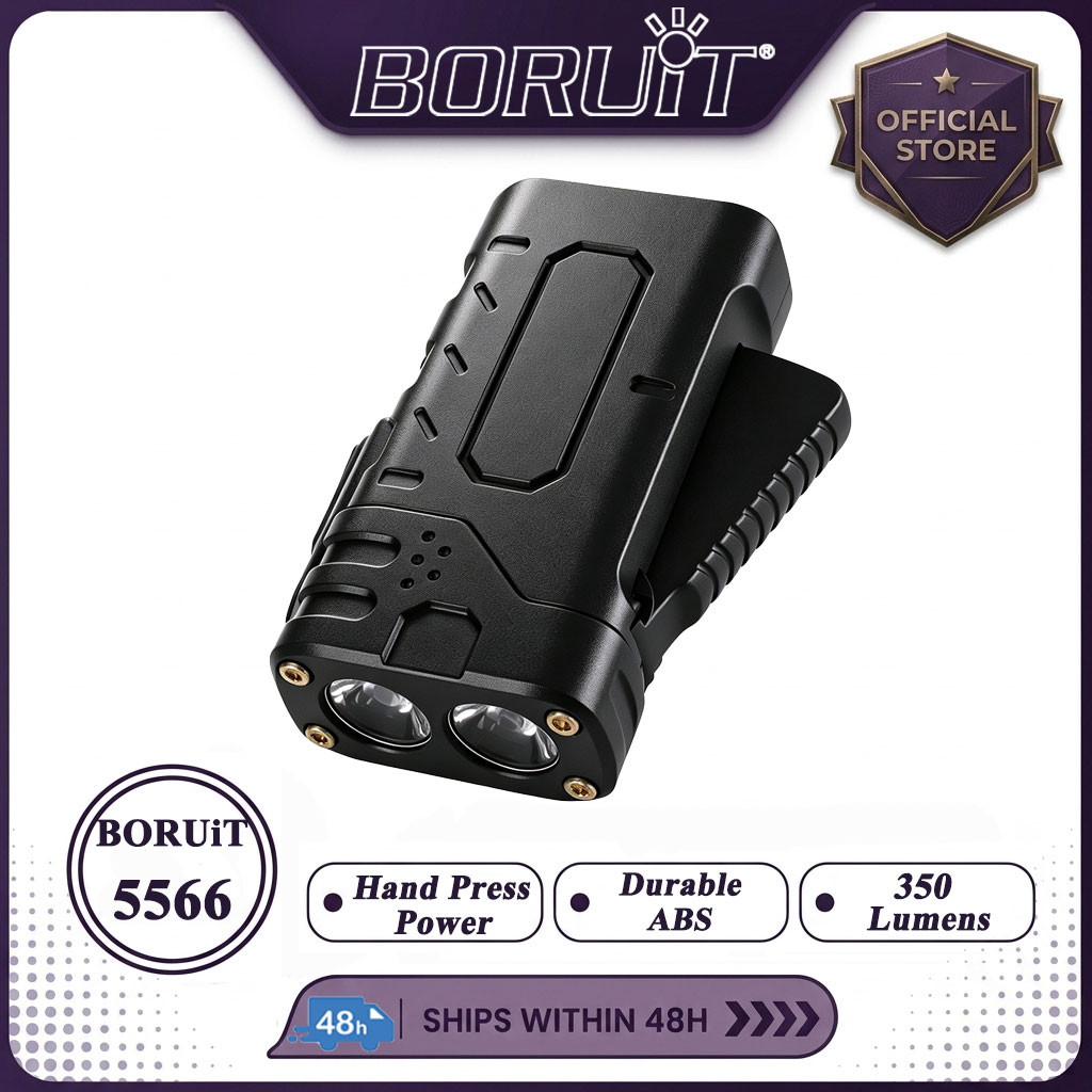 BORUIiT Handkurbel-EDC-LED-Tas – Outdoor Lighting Black Bewertung und Preis