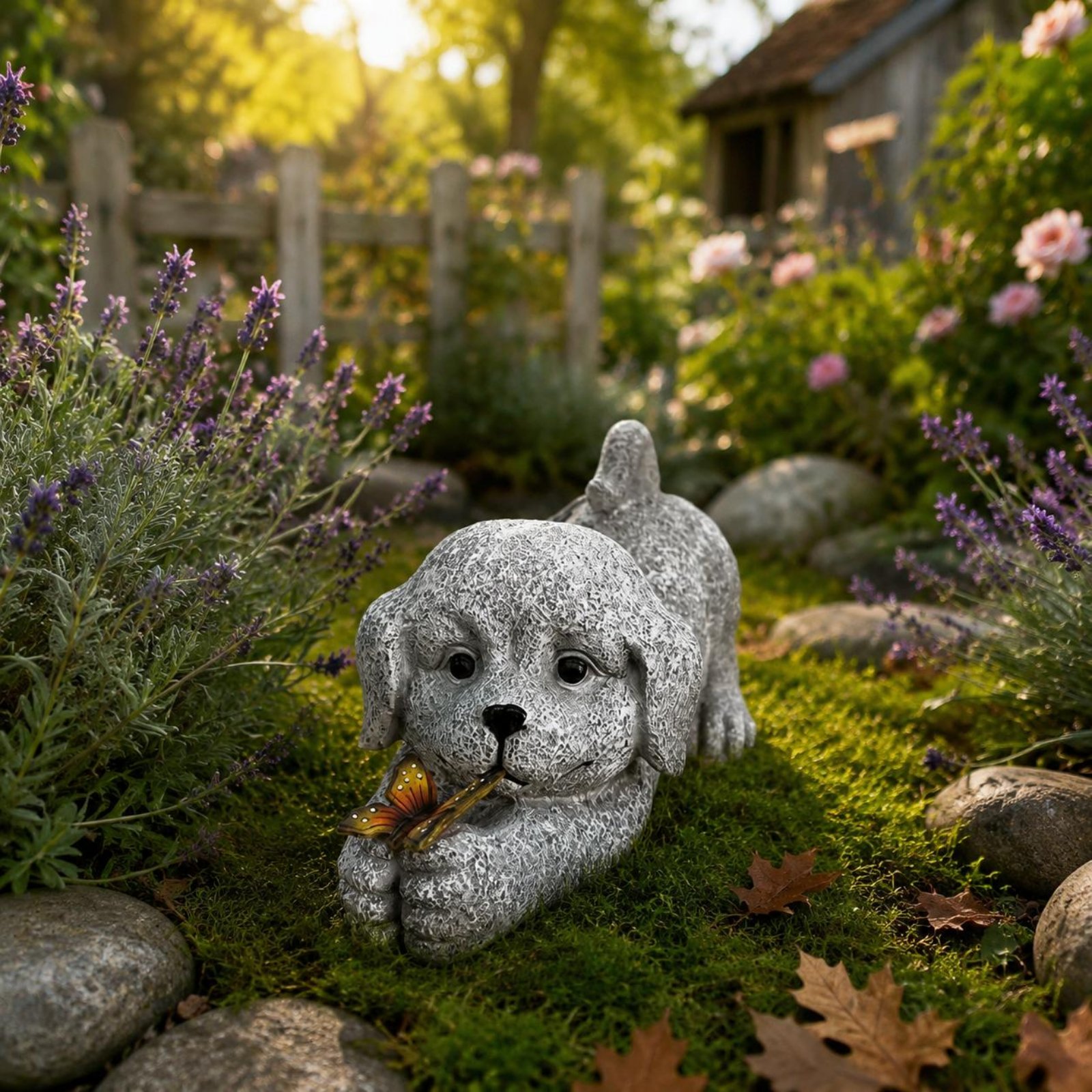 Solar-Hundestatue aus Kunsthar – Outdoor Lighting Ip65 Bewertung und Preis